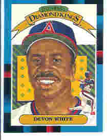 1988 Donruss Baseball Cards    008      Devon White DK